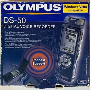 Olympus DS-50 Digital Handheld Compact Voice Recorder